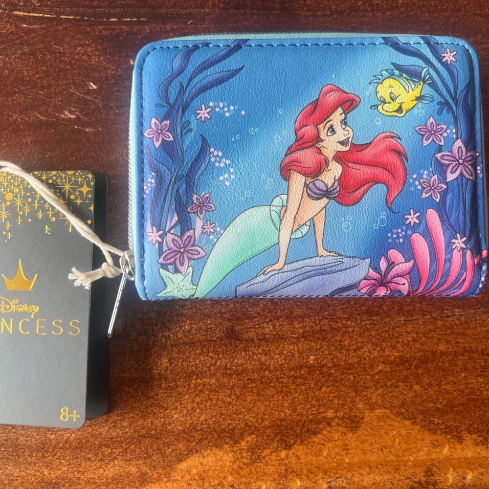 Loungefly Disney The Little Mermaid Under The Sea Mini Zipper Wallet